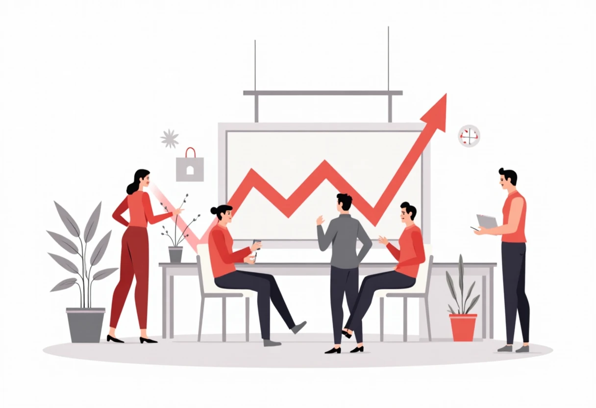 Comparativa de empleos en ventas