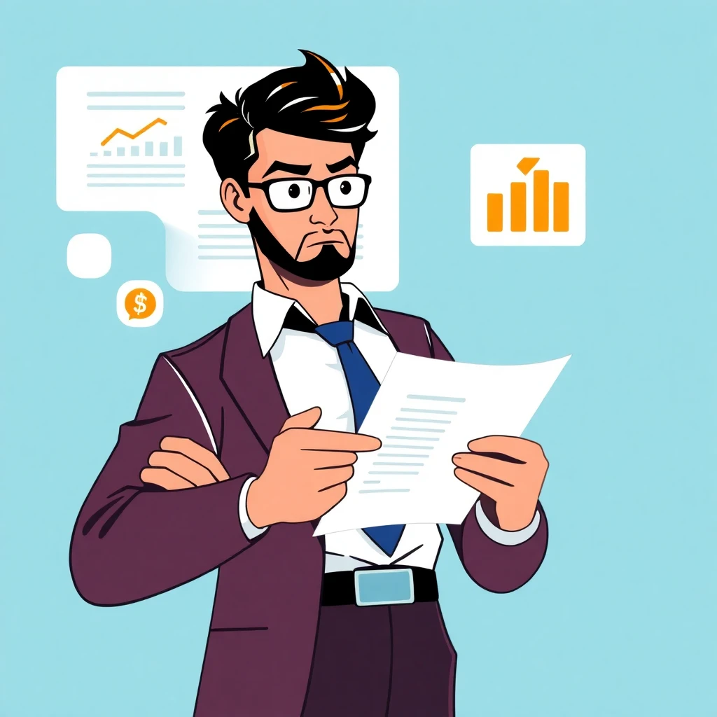 Revisando ofertas de trabajo en finanzas