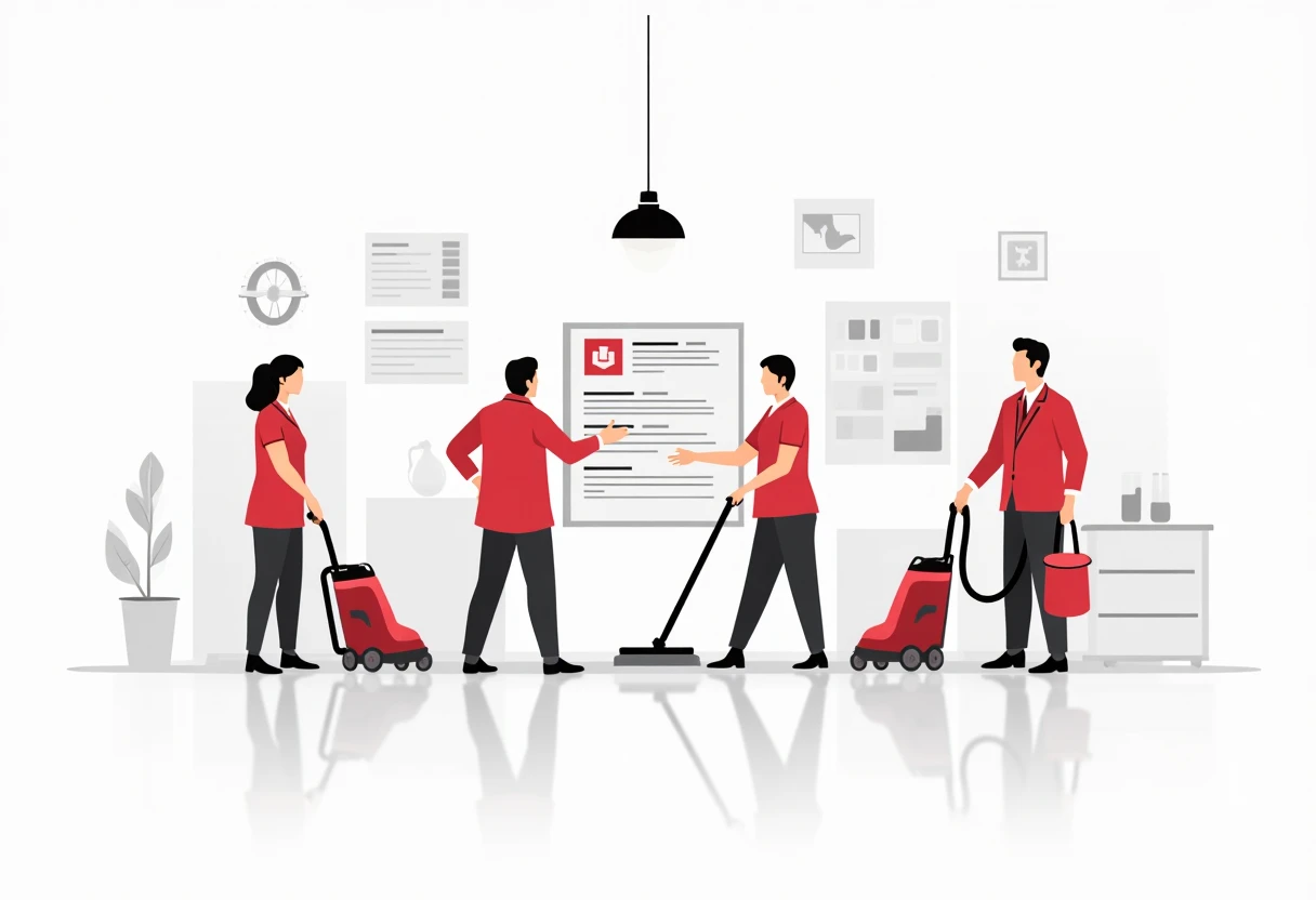 Equipo de limpieza profesional
