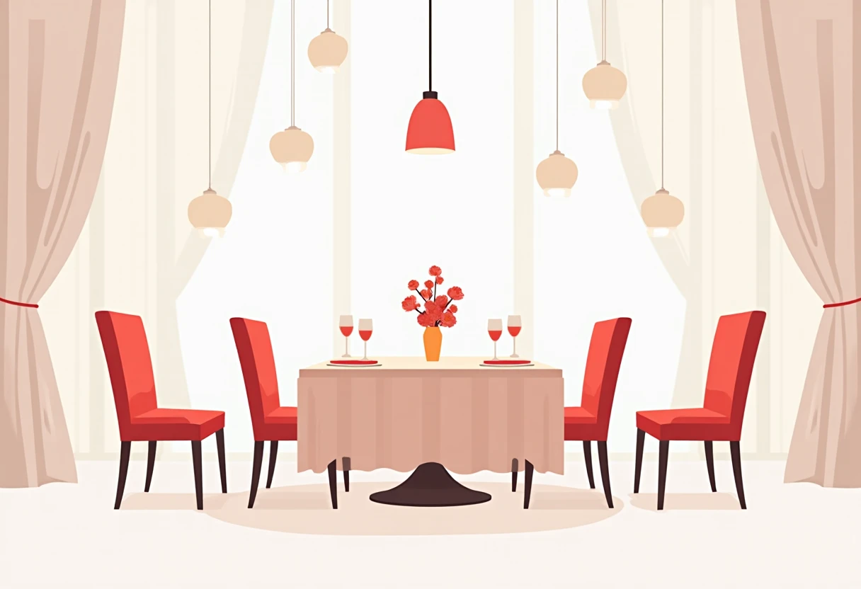 Elegant banquet setup