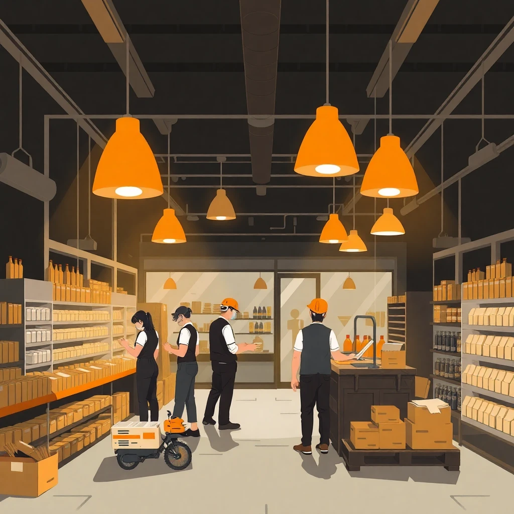 Trabajadores en retail