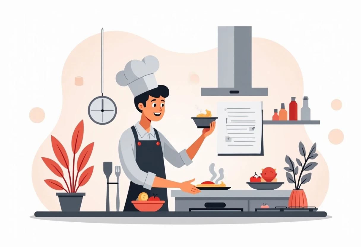 Chef de hotel en acción