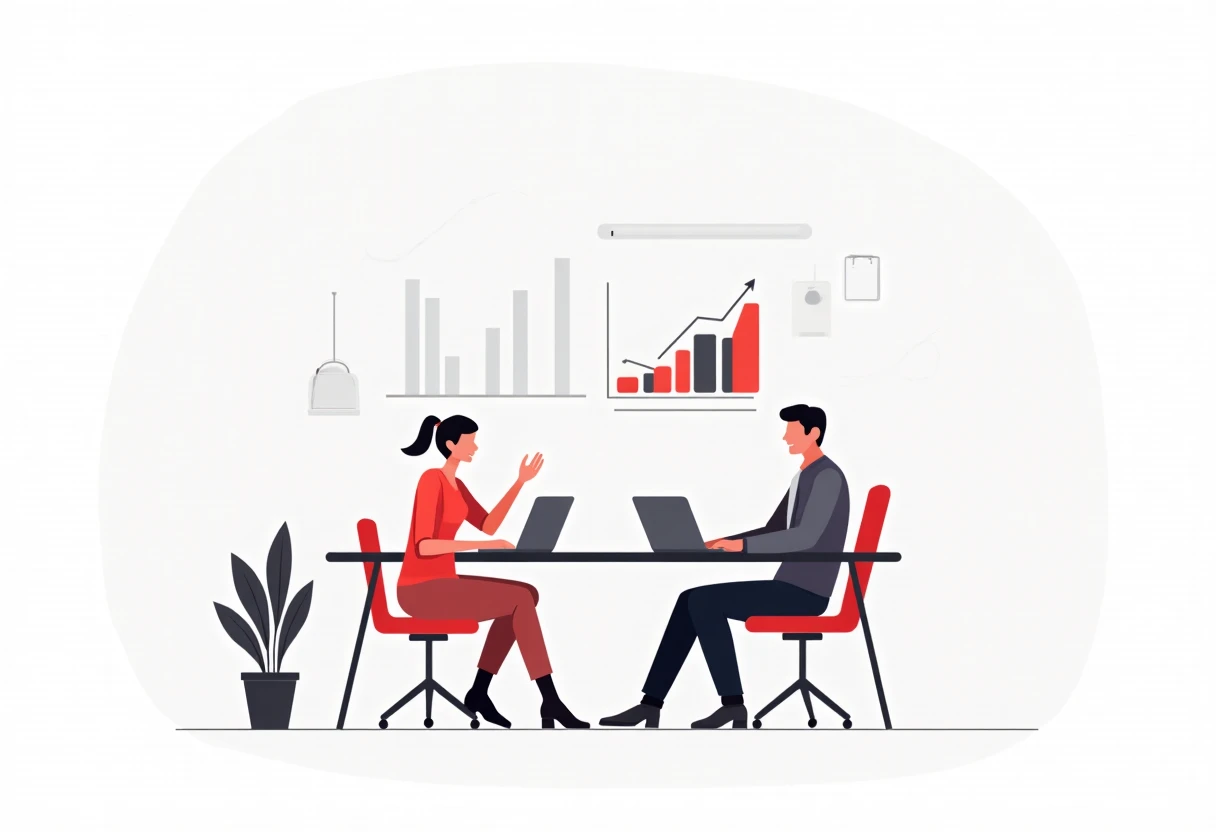 Discussing sales strategies