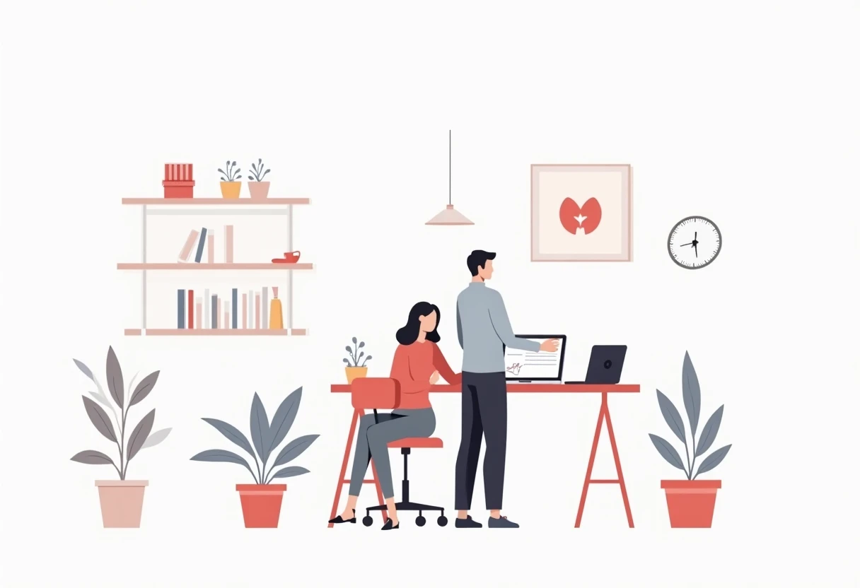 Remote work setup