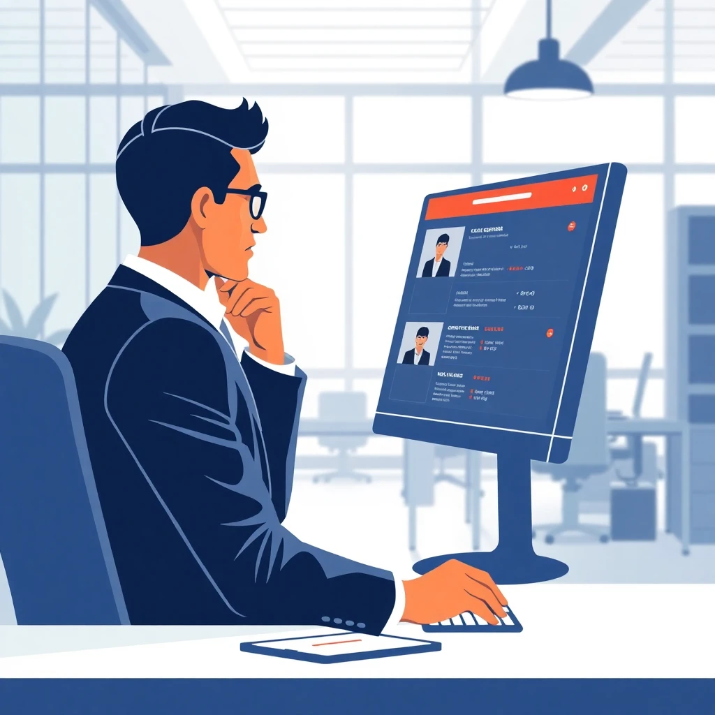 Revisando ofertas laborales