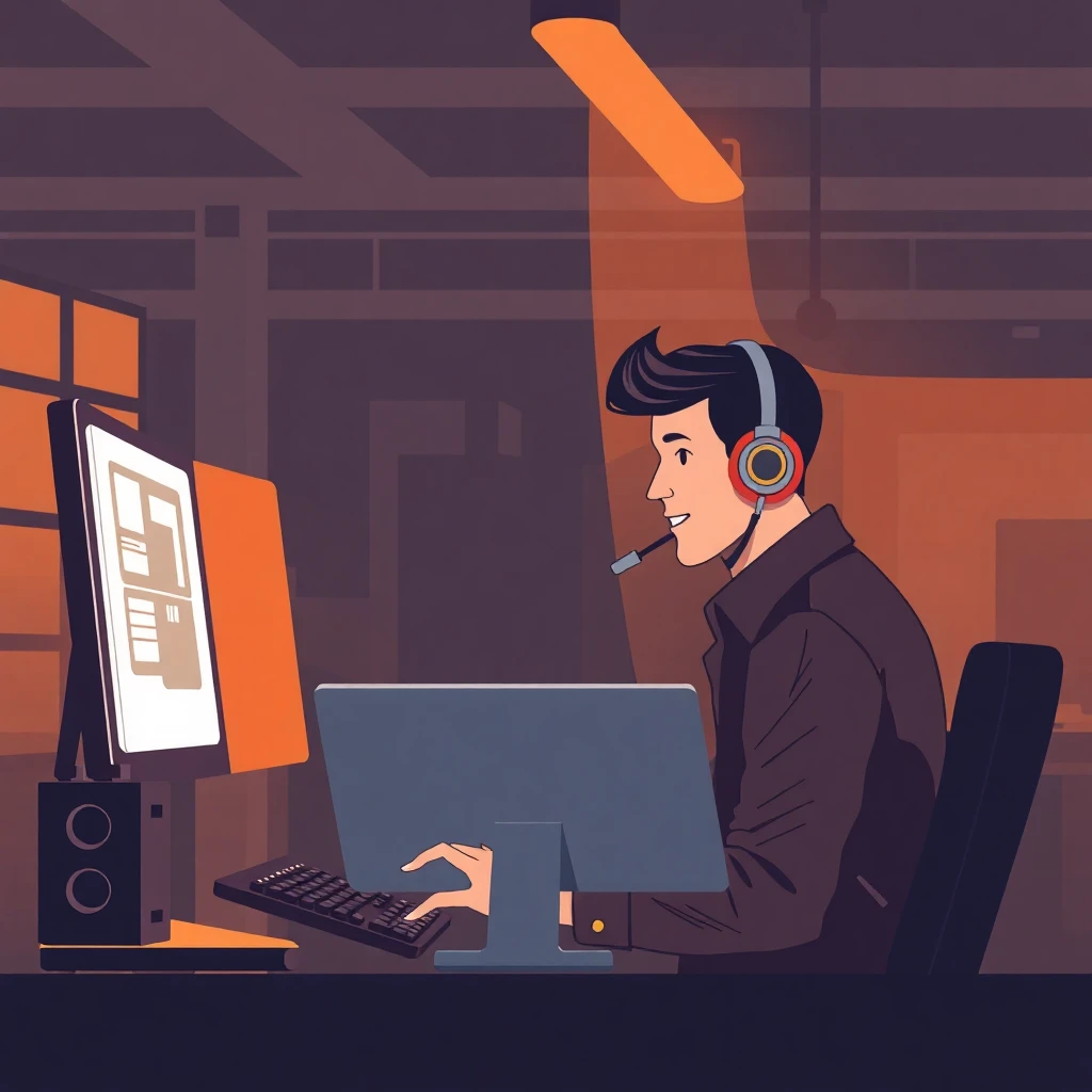 Trabajador de centro de llamadas