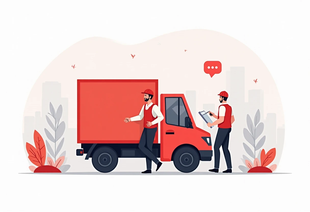 Driver starting a shift